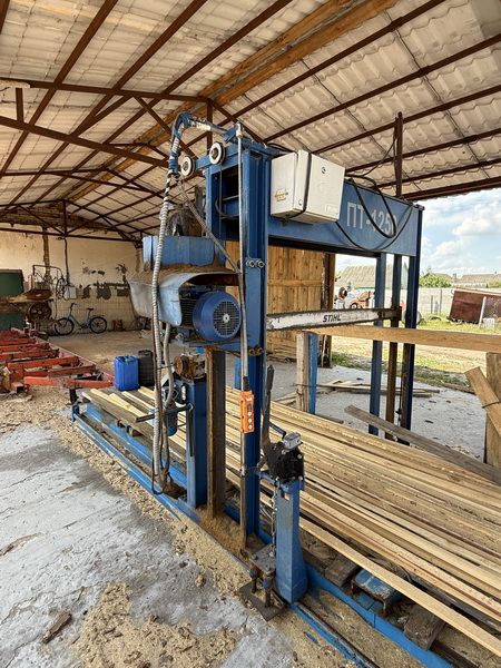 Установка для торцовки пакета пиломатериала ПТ-1250