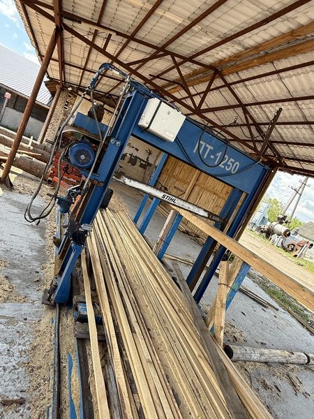 Установка для торцовки пакета пиломатериала ПТ-1250