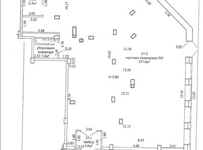 Помещение торгового назначения №3 в г. Бресте, площадью 254.0 кв.м.