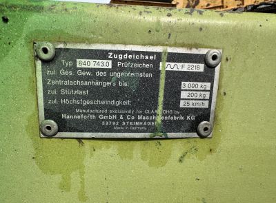 Зерноуборочный комбайн CLAAS MEGA-218, 1999